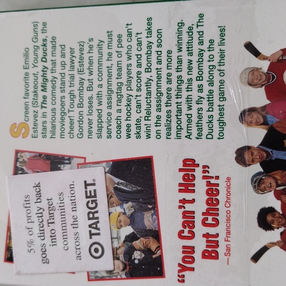 The Mighty Ducks VHS movie. - Picture 3 of 4